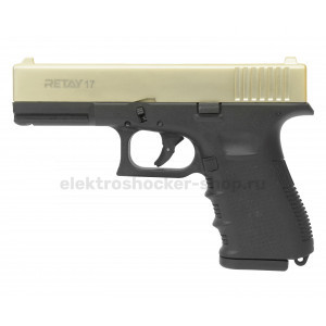 СХП Охолощенный пистолет Retay 17 Glock, кал. 9 мм, сатин
