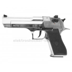 СХП Охолощенный пистолет Retay Eagle X Desert Eagle, кал. 9 мм, никель СХП Охолощенный пистолет Retay Eagle X Desert Eagle, кал. 9 мм, никель